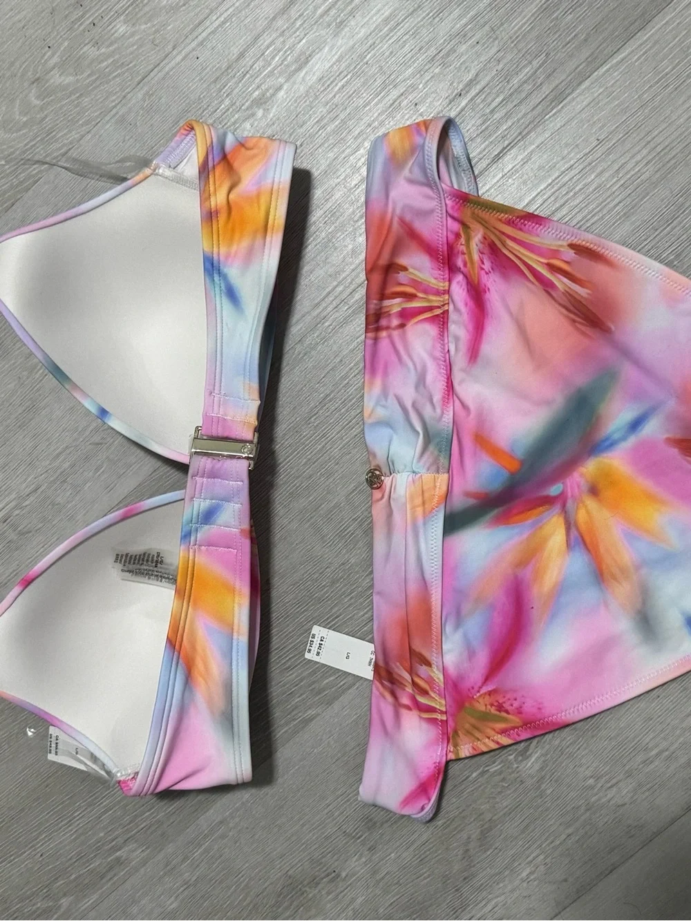 Victoria's Secret Tropical Lily Push Up Halter Bikini